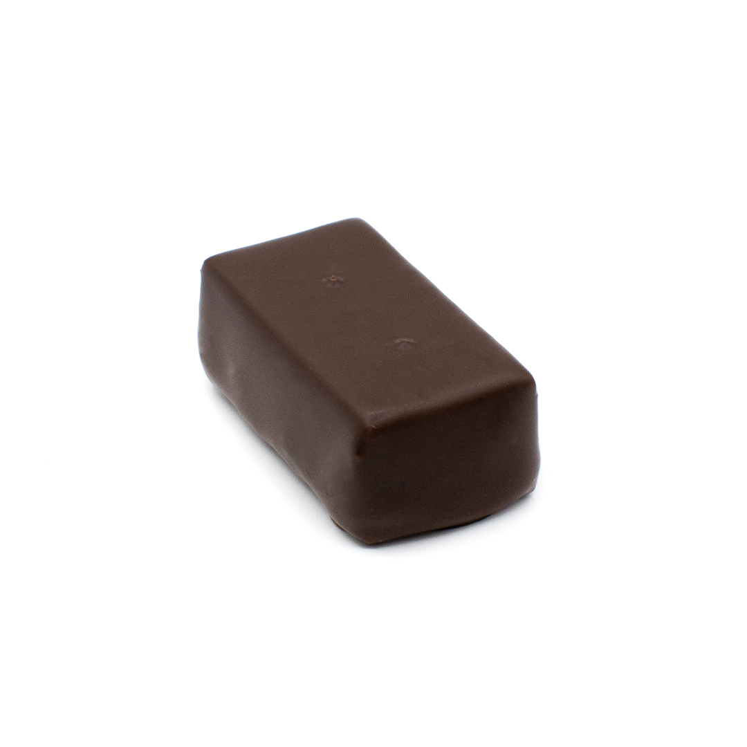 praline ganache au caramel, chocolat au lait